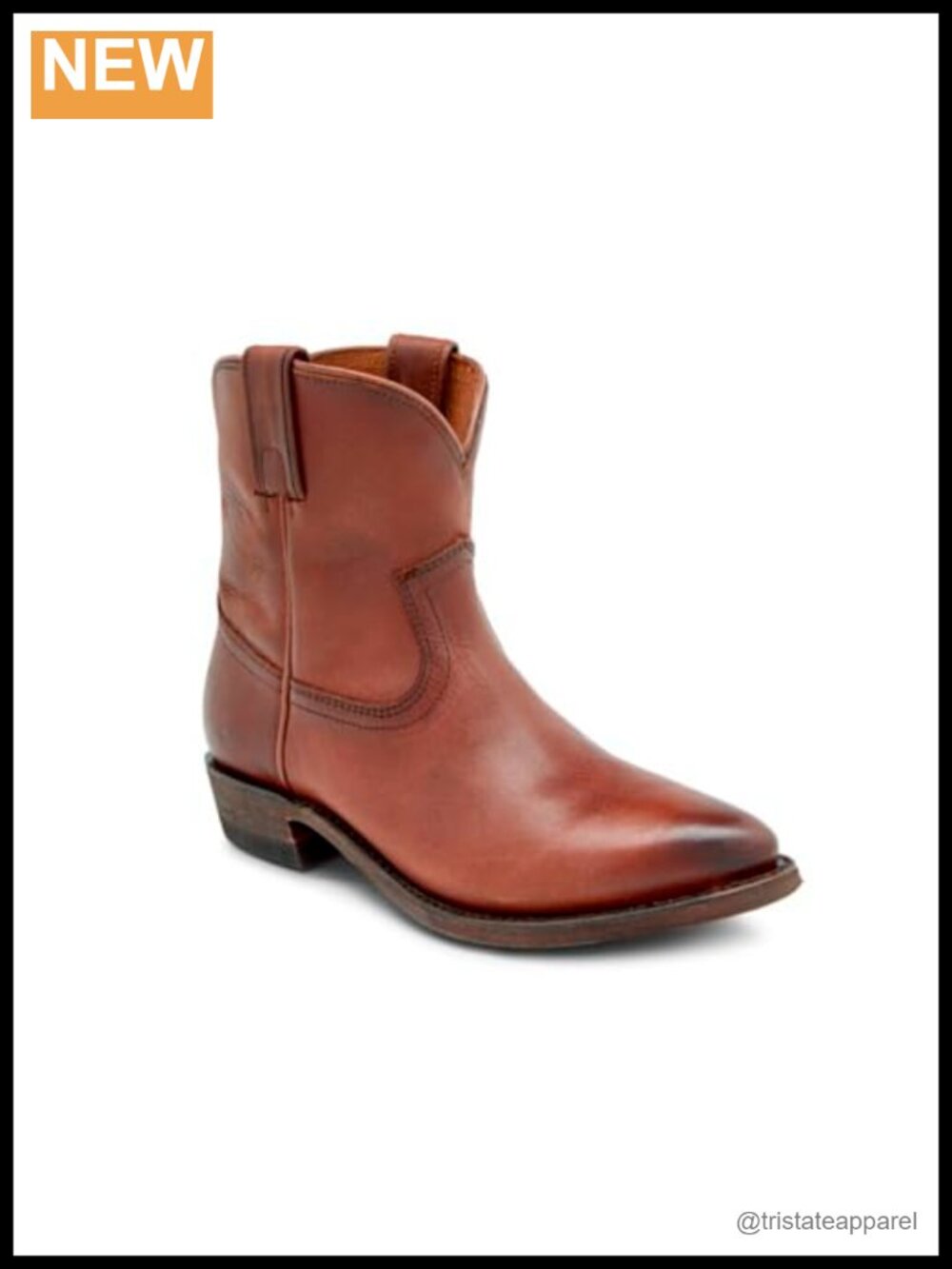 Frye Billy Short Women's Leather Western Boot with Cushioned Insole